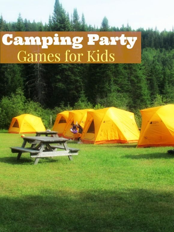 5 Fun Camping Party Games for Kids- My Kids Guide